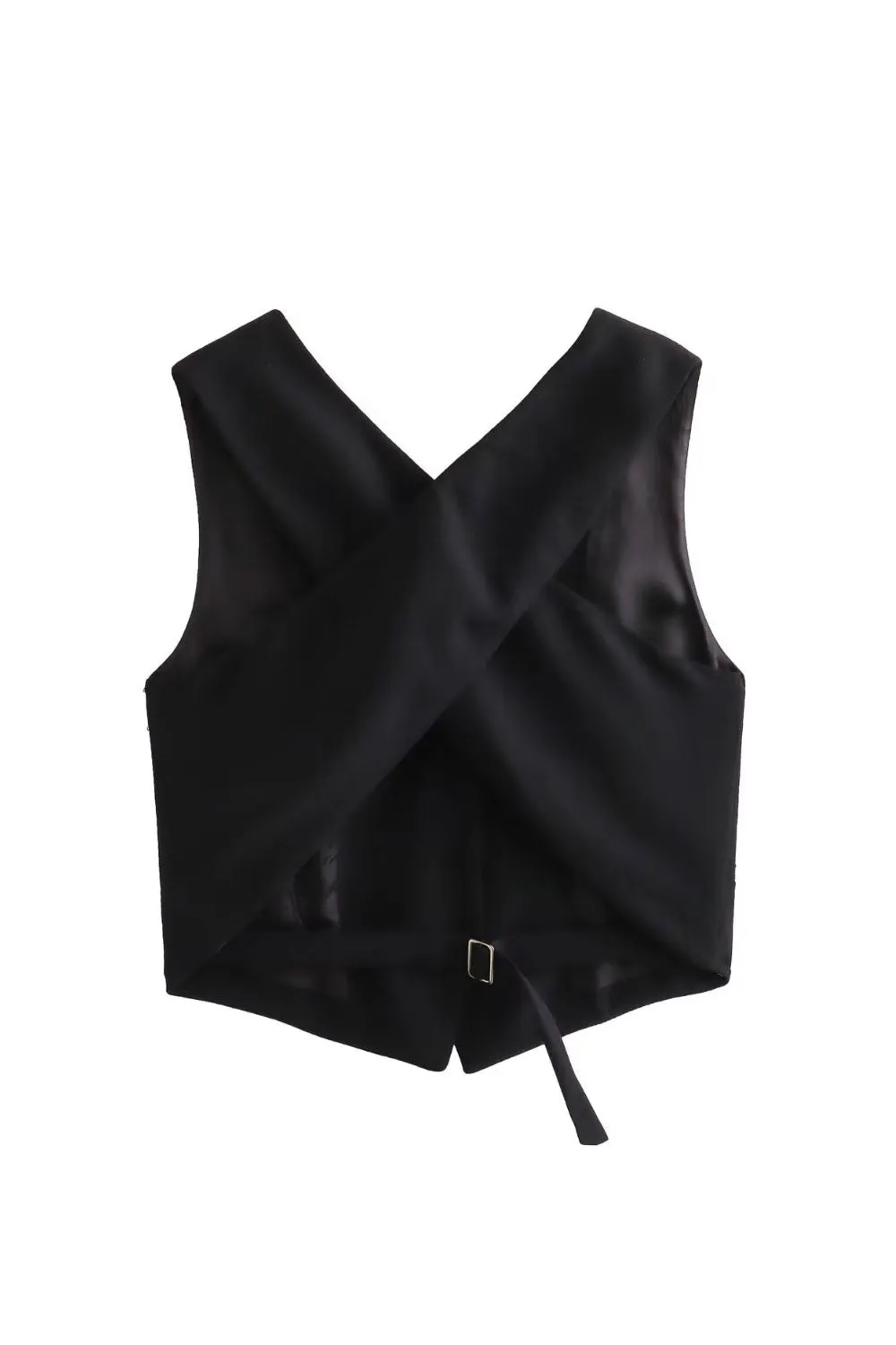 ' Kenneth' Back Cross-strap Design Tank Top