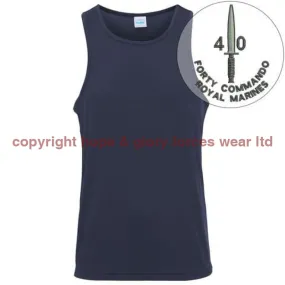 40 Commando Embroidered Sports Vest