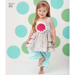 6219 Toddlers' Dress and Pants