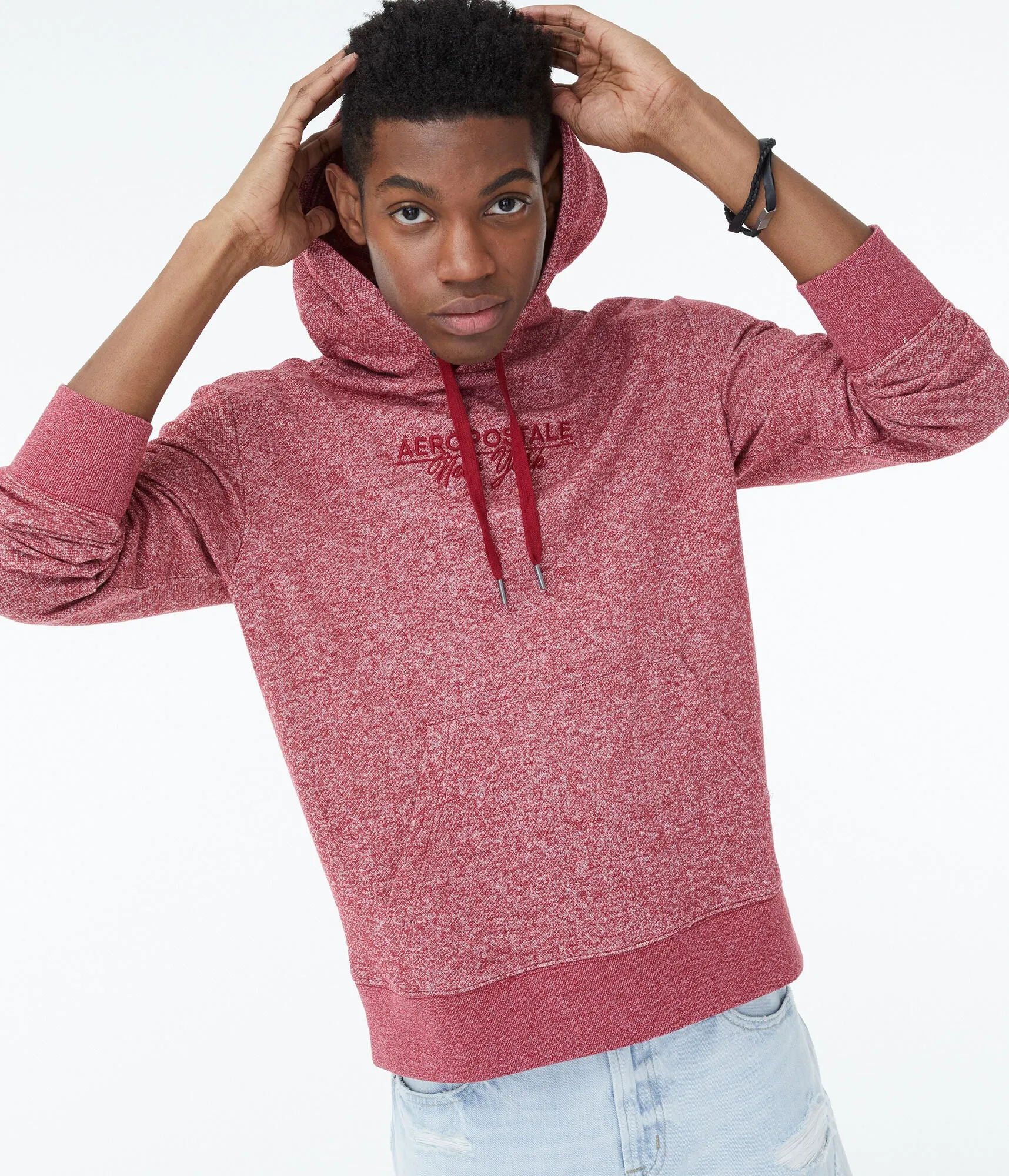 Aeropostale French Terry Pullover Hoodie