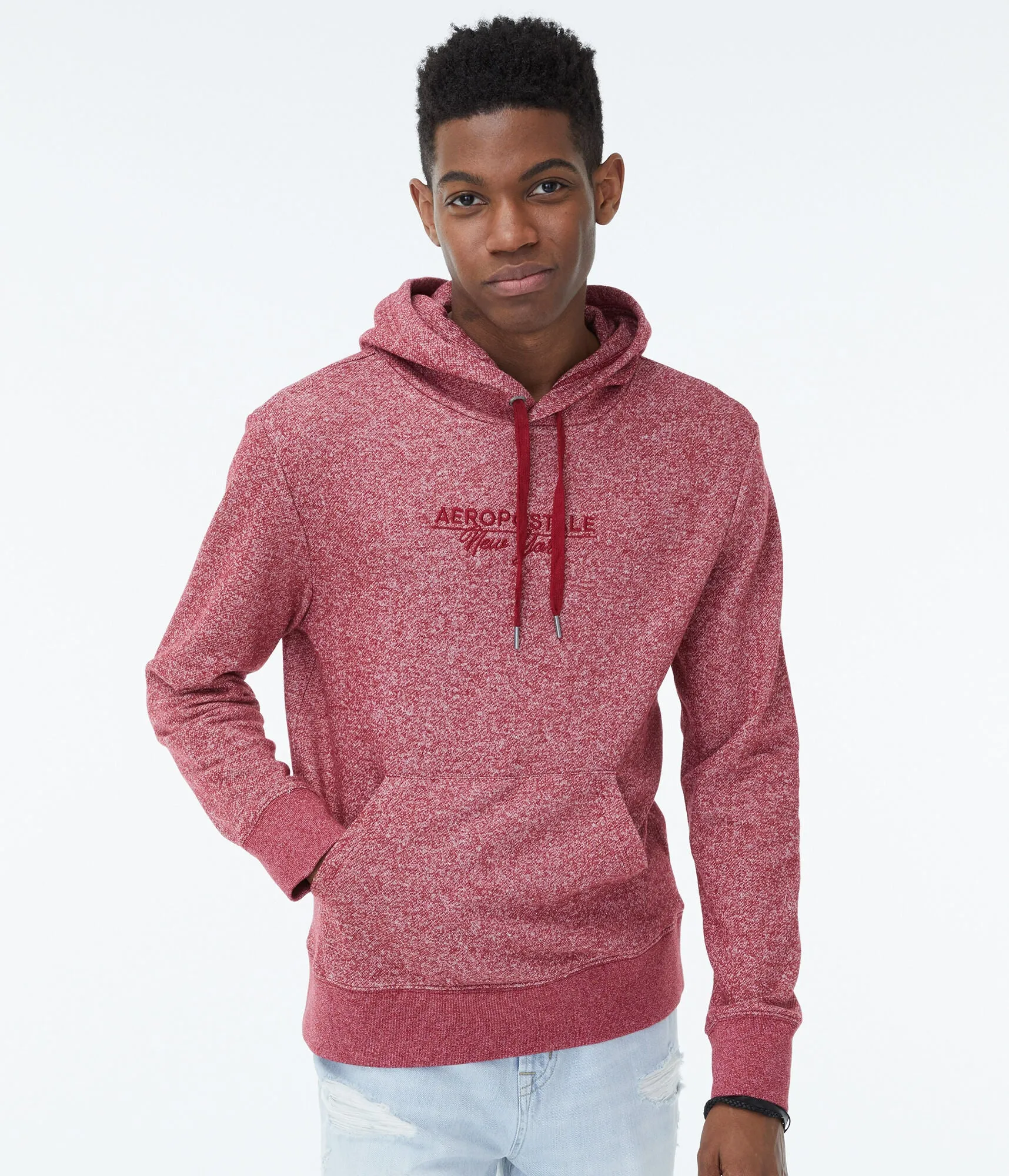 Aeropostale French Terry Pullover Hoodie