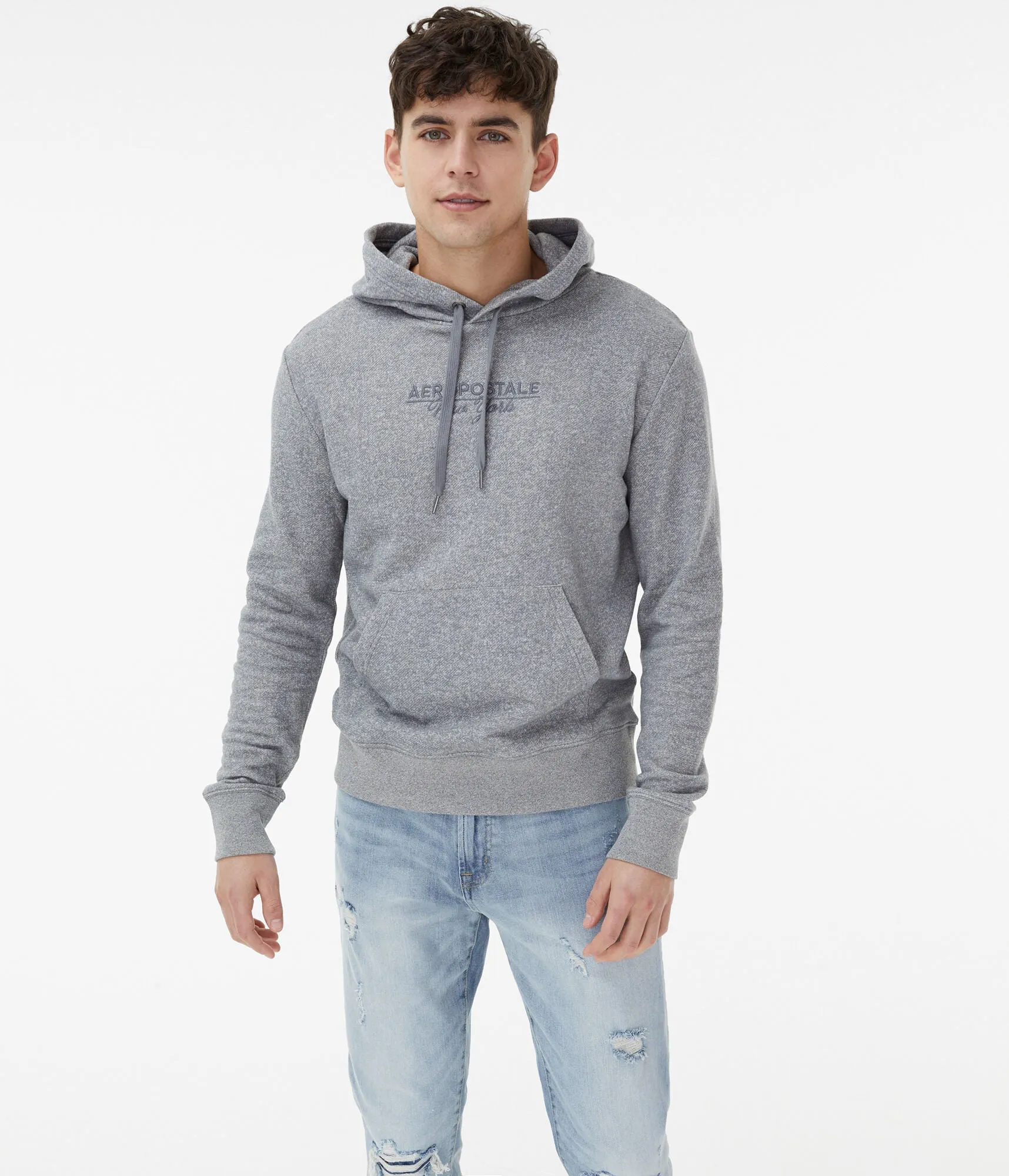 Aeropostale French Terry Pullover Hoodie