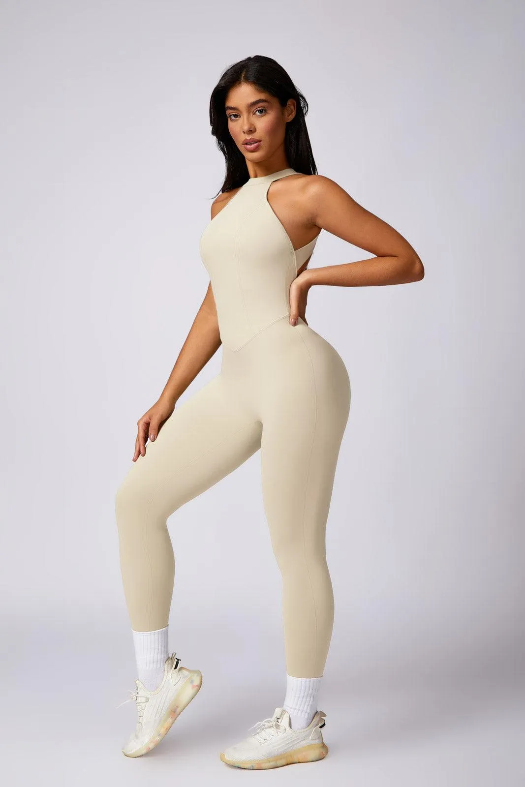 Aiden Jumpsuit - Cream (FINAL SALE)