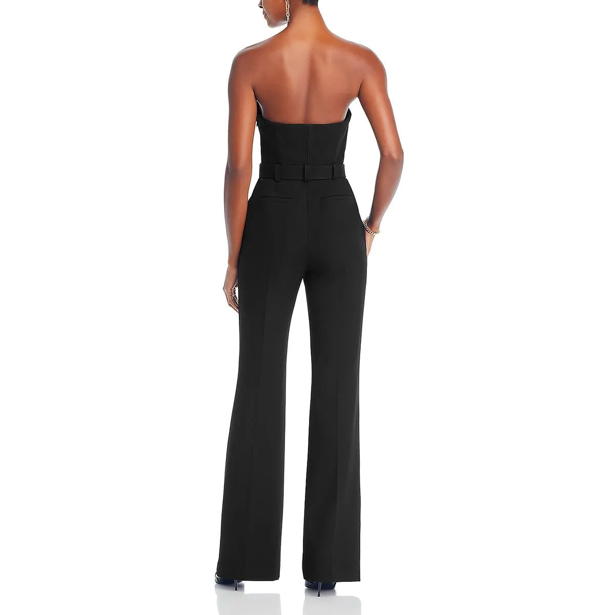 A.L.C. Womens Kate Strapless Wide Leg Jumpsuit