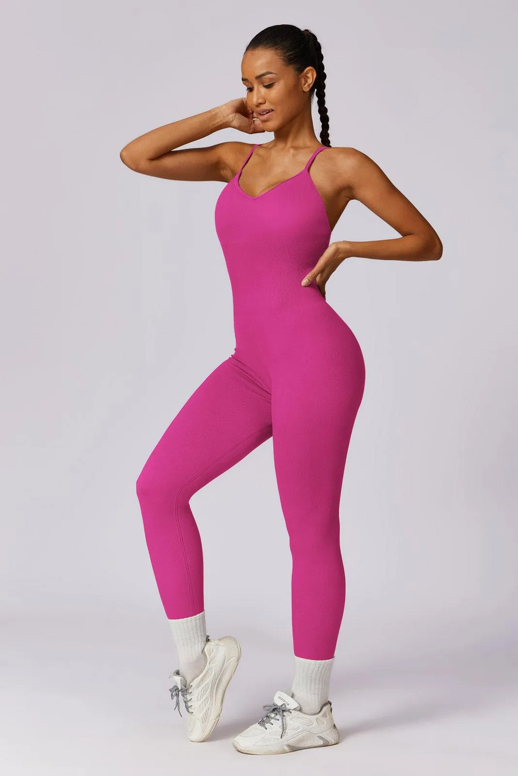 Alessia Jumpsuit - Magenta (FINAL SALE)