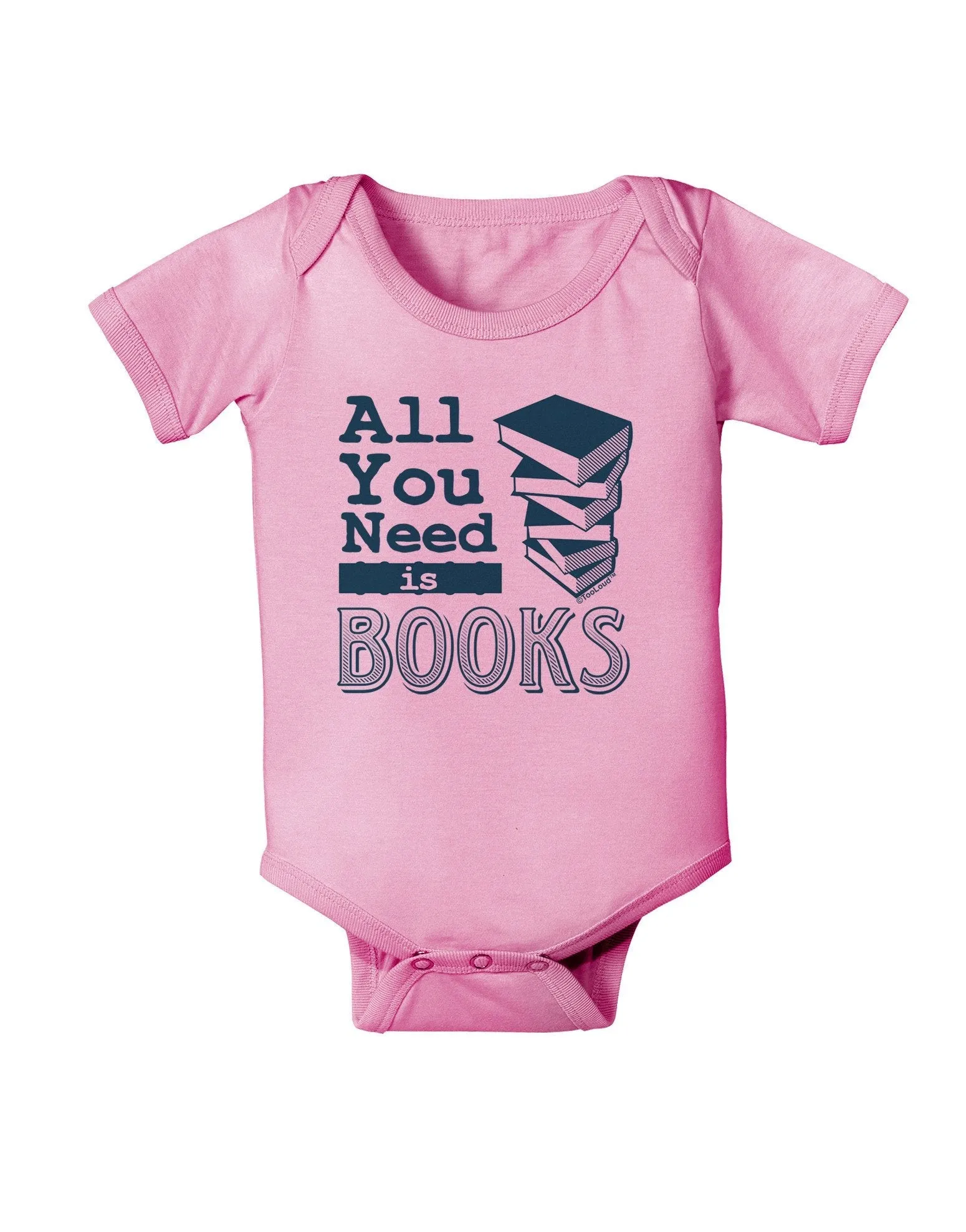 All You Need Is Books Baby Romper Bodysuit