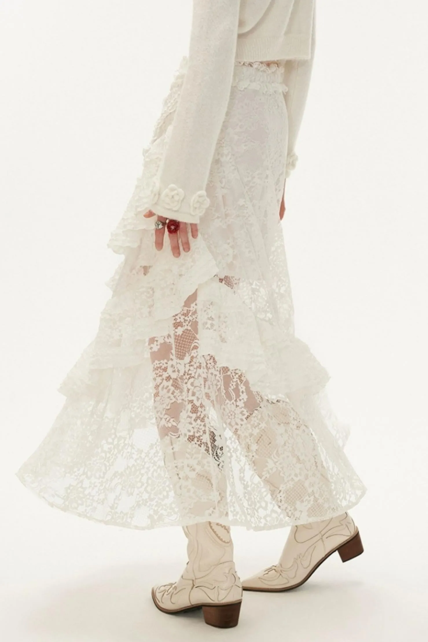 American Layered Lace Skirt