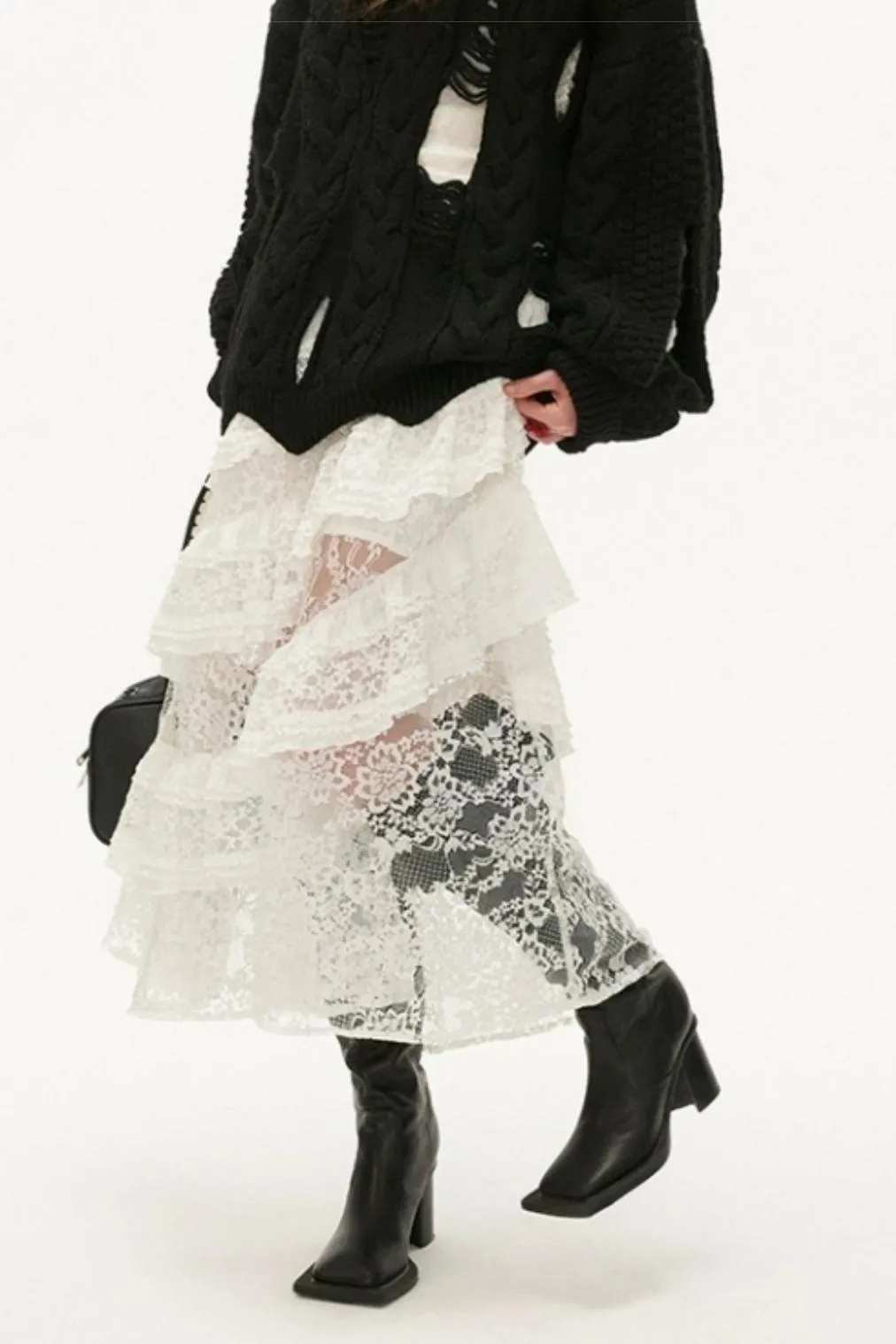 American Layered Lace Skirt