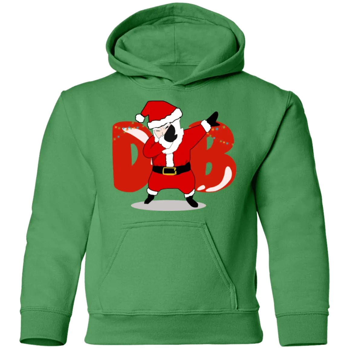 Amusing Dabbing Santa Youth Pullover Hoodie