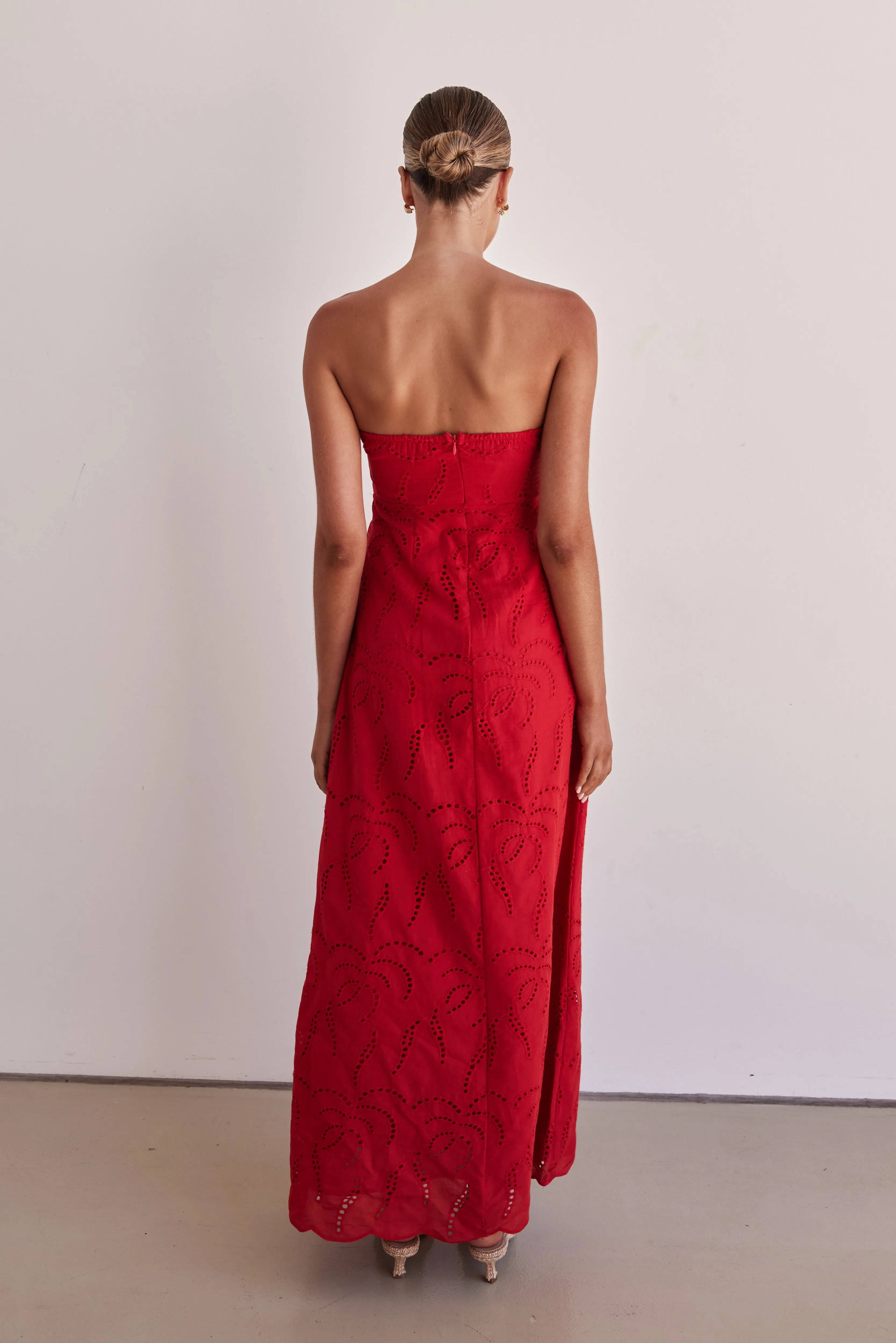 Angelica Maxi Dress (Red)