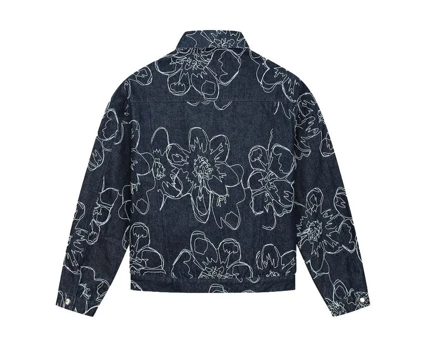 Arte Flower Stitch Denim Jacket