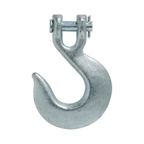 BARON 331-3/8 Clevis Slip Hook, 3/8 in, 5400 lb Working Load, 43 Grade, Carbon Steel, Electro-Galvanized :EA: QUANTITY: 1