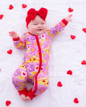 Birdie Bean - Care Bears™ pizza valentine convertible romper