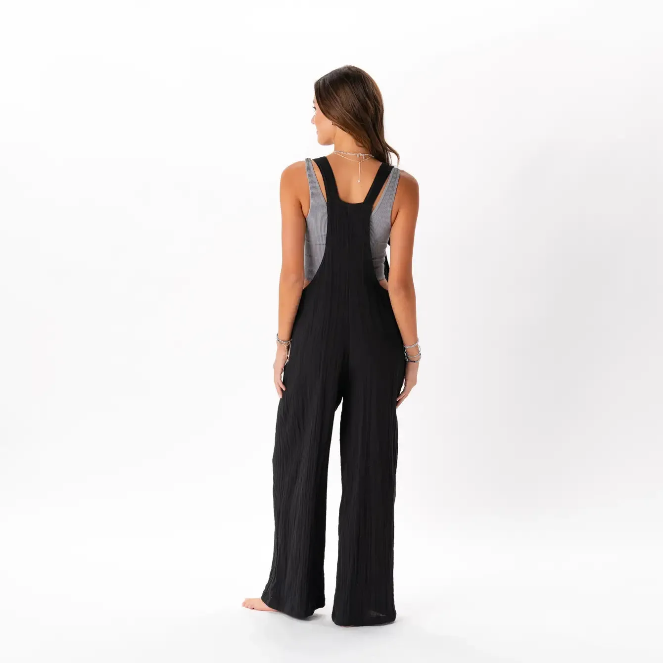 Black Tie Strap Nomad Jumpsuit