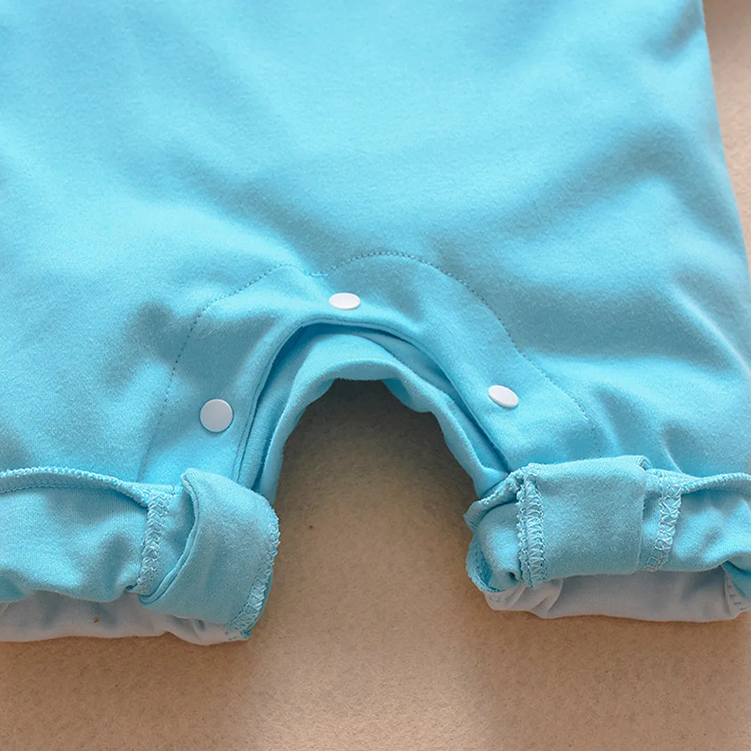 Blue Baby Rompers Long Sleeve