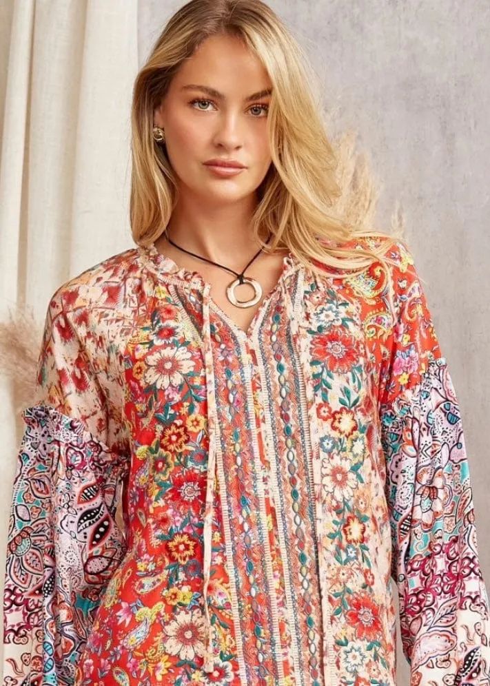 Boho Fall Flourish Top