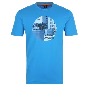 BOSS Thinking 5 T-Shirt in Bright Blue