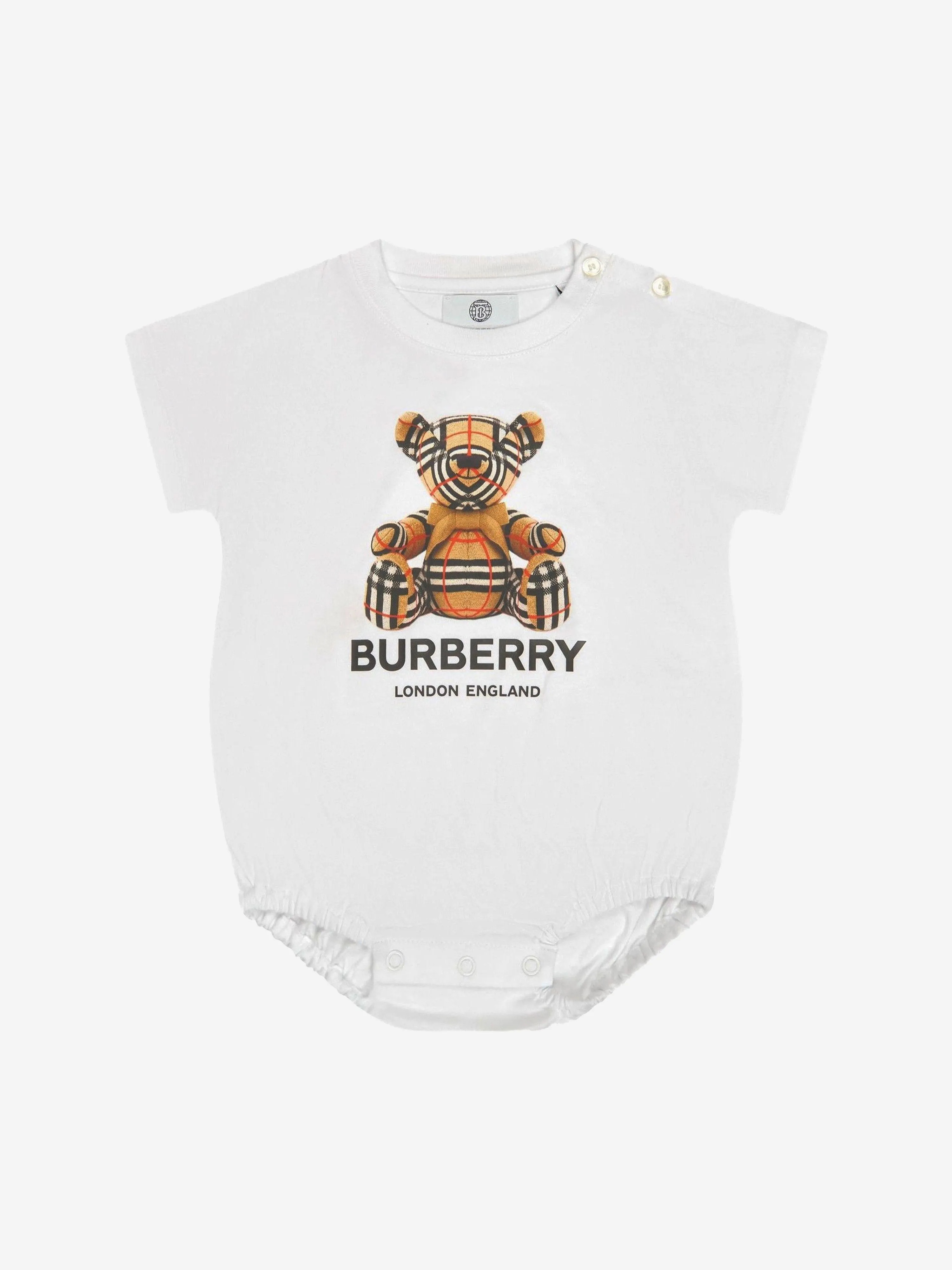 Burberry Baby Unisex Bodysuit Set