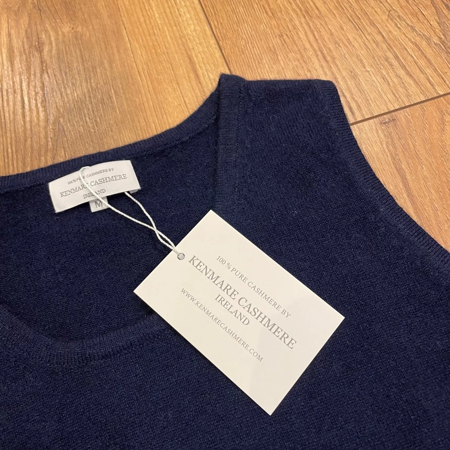 Cashmere Vest Navy