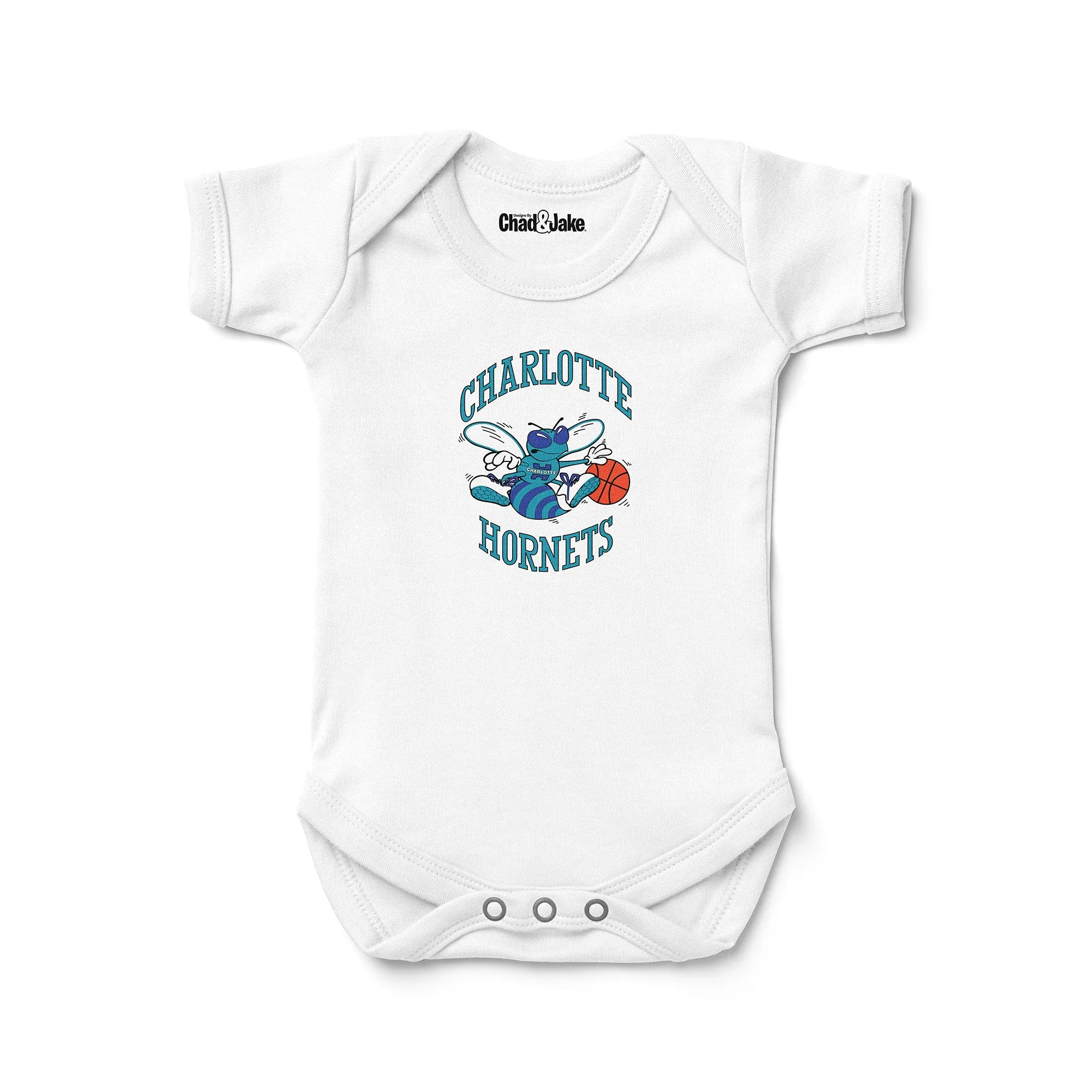 Charlotte Hornets Hardwood Classics Logo Bodysuit