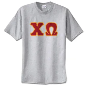 Chi Omega Standards T-Shirt - G500 - TWILL