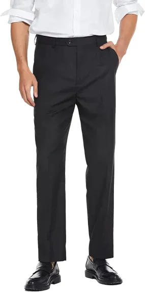 Classic Fit Flat Front Straight Pants (US Only)