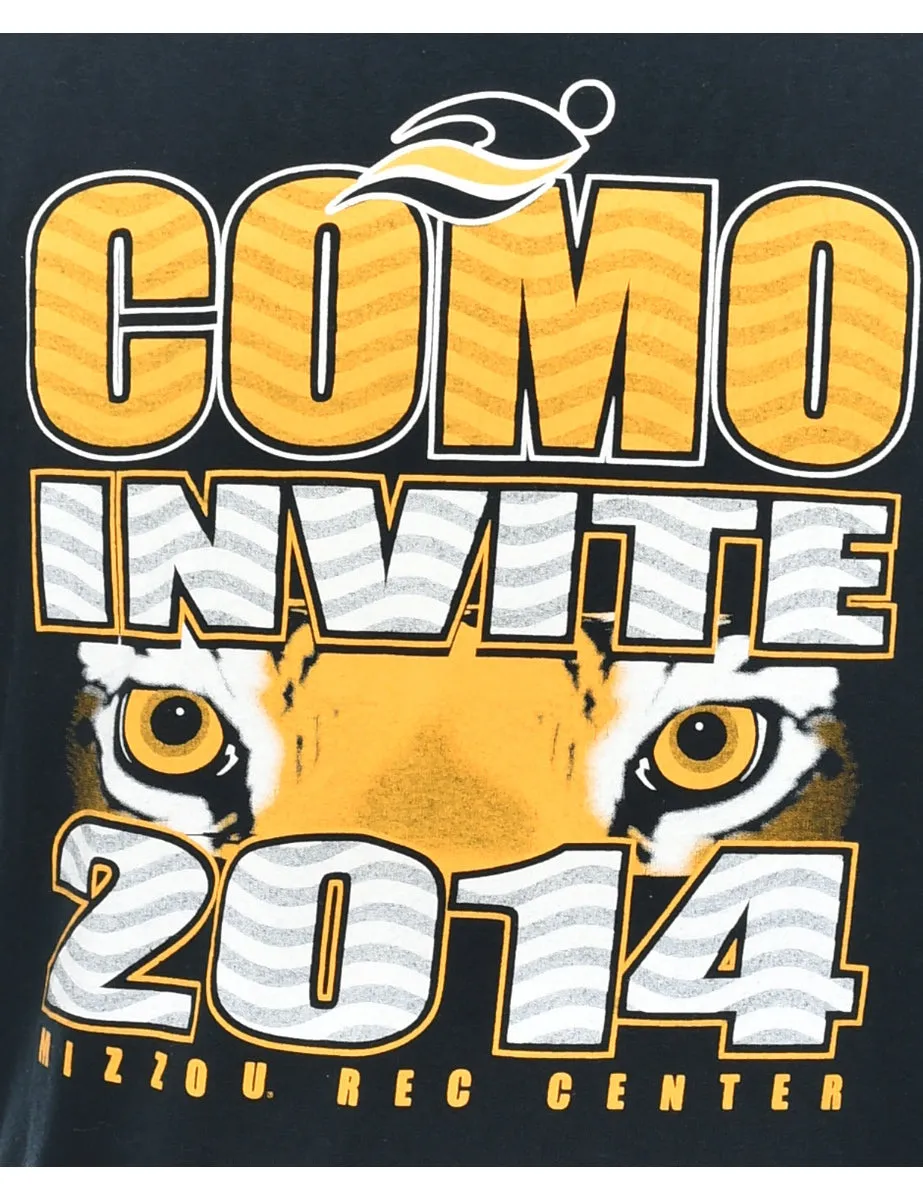 Como Invite Printed T-shirt - XL