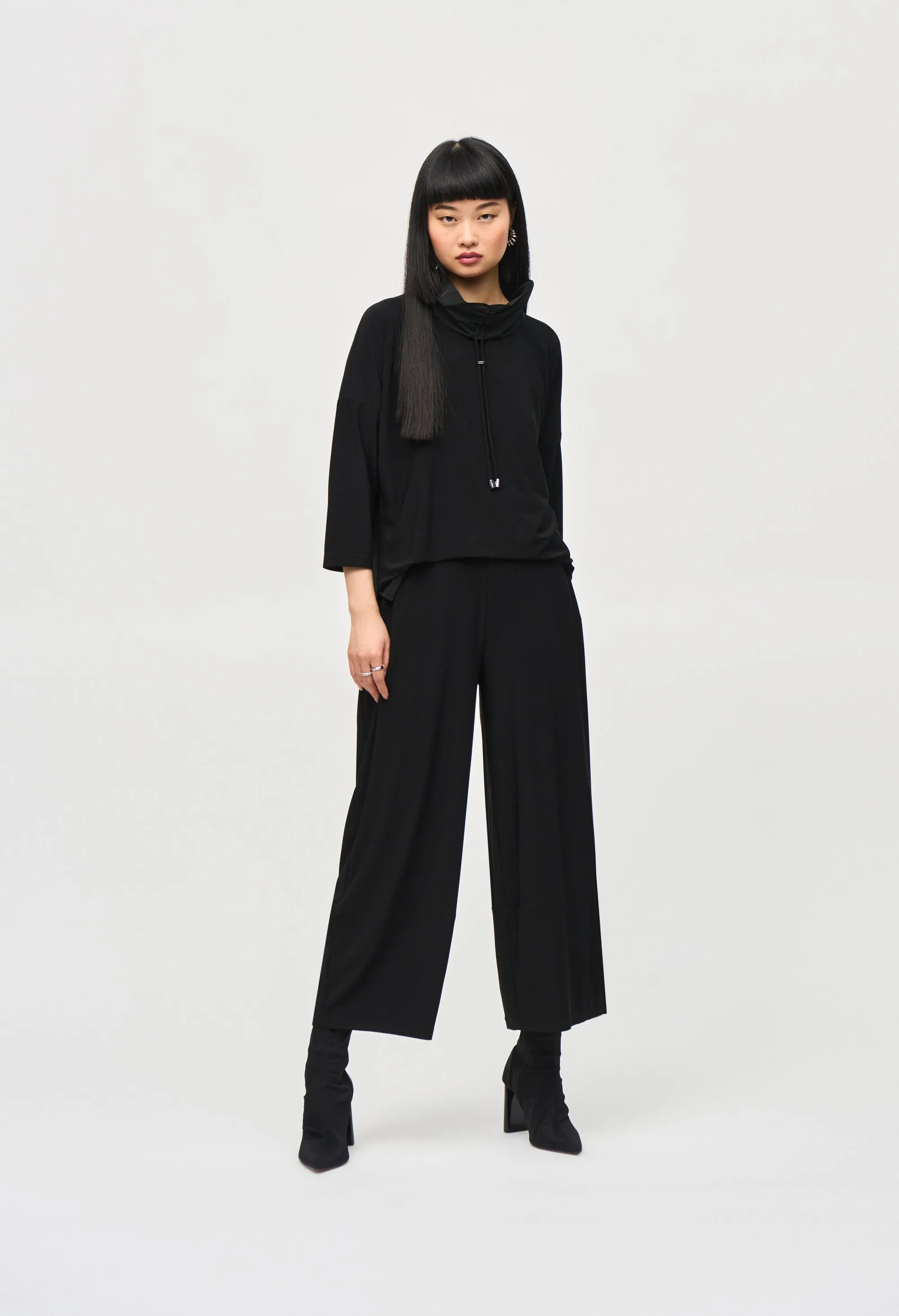 Cowl Neck Casual Jumpsuit