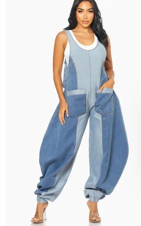 Denim Princess- Harenm Jumpsuit