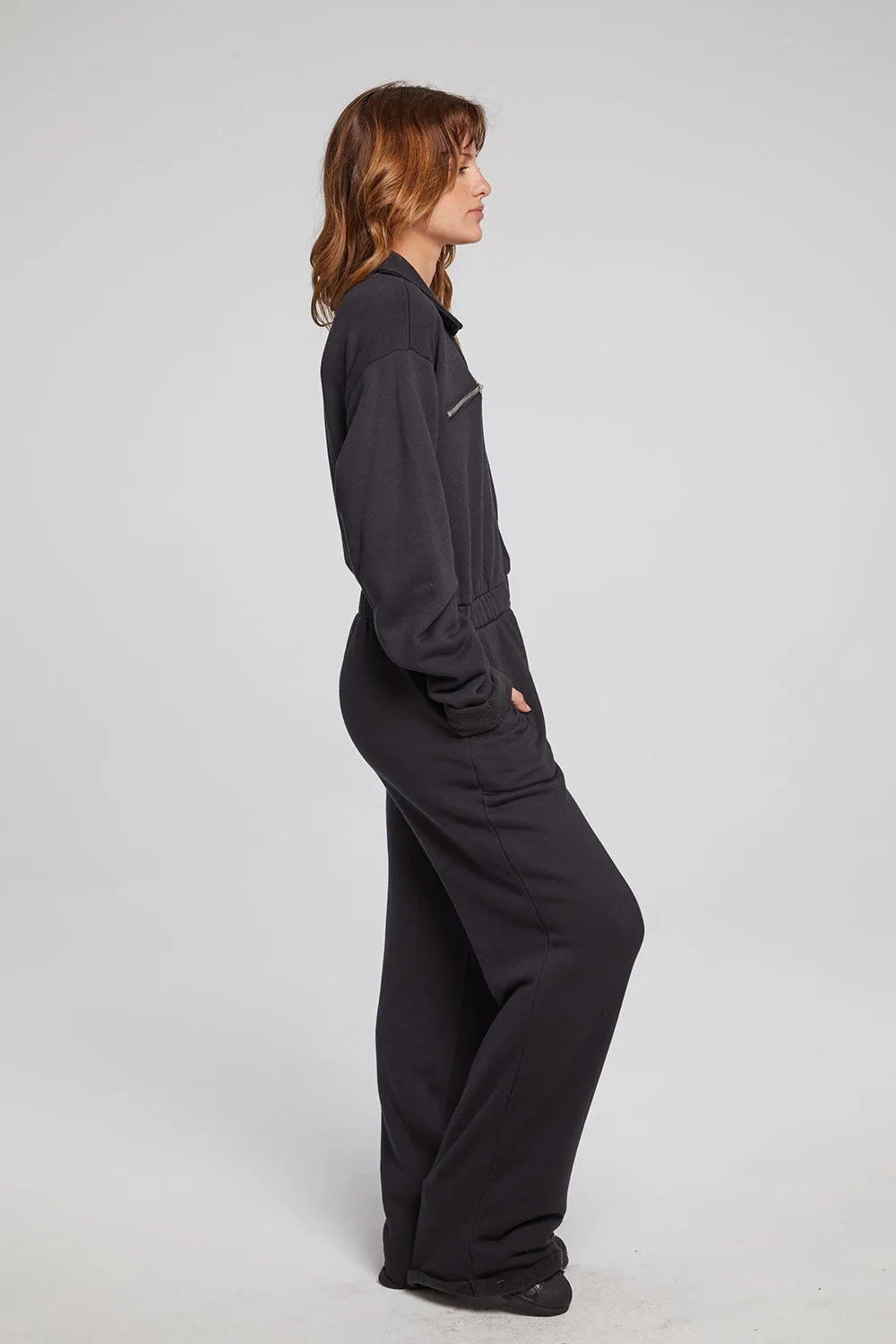 Dolores Licorice Jumpsuit