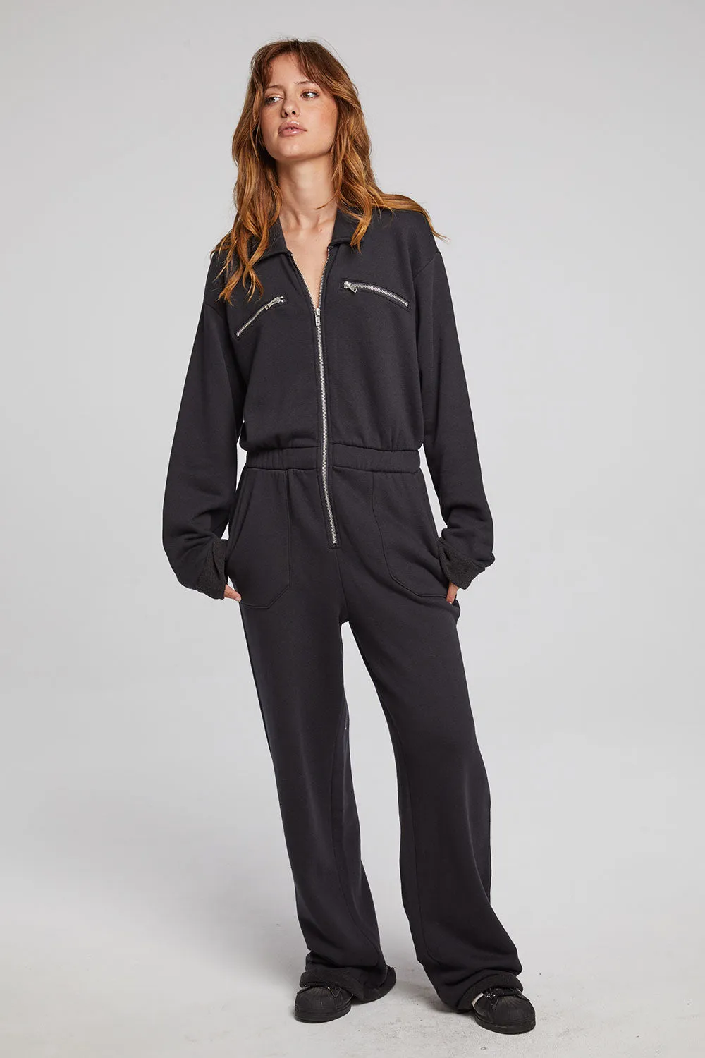 Dolores Licorice Jumpsuit