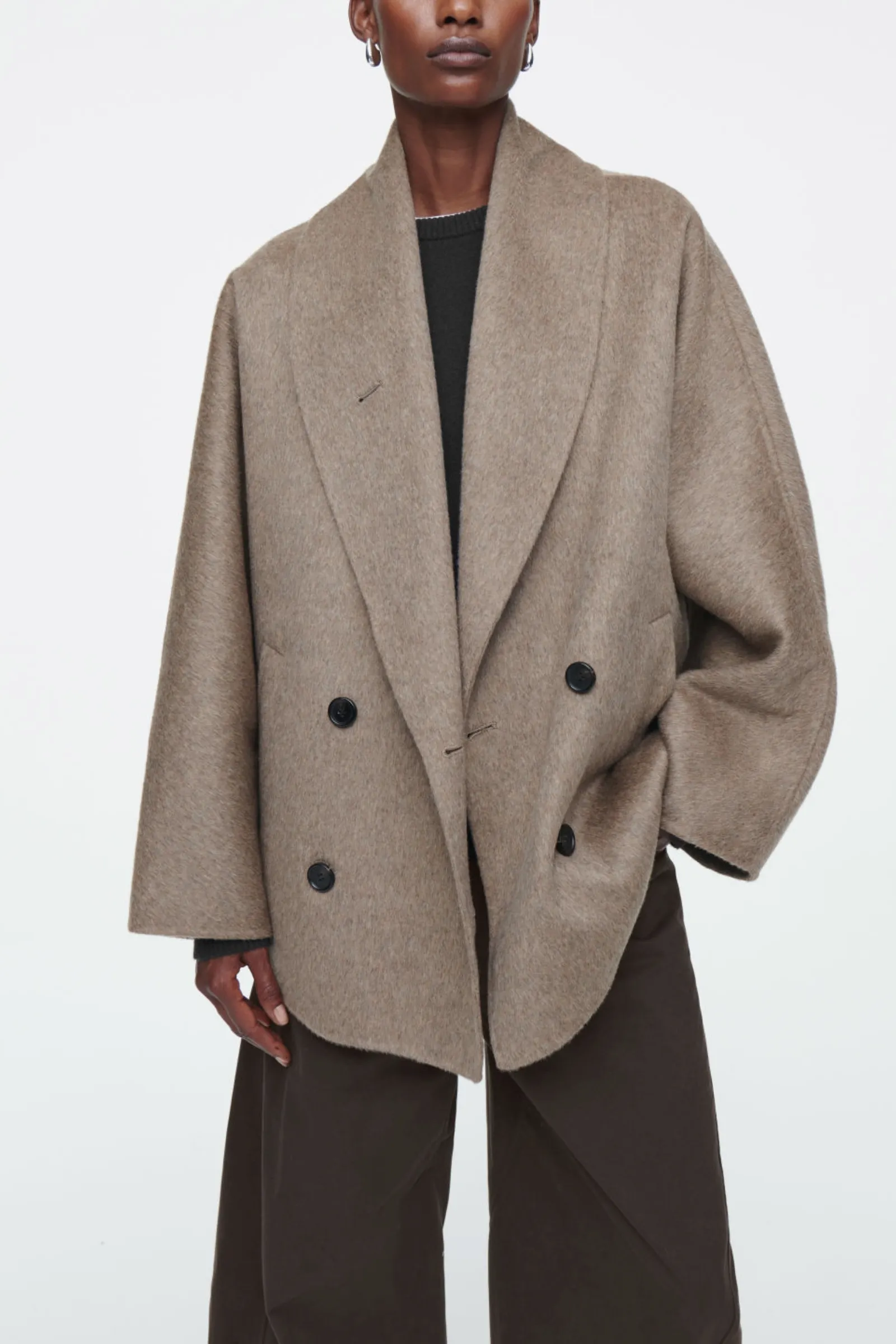 Double-faced Wool Pea Coat