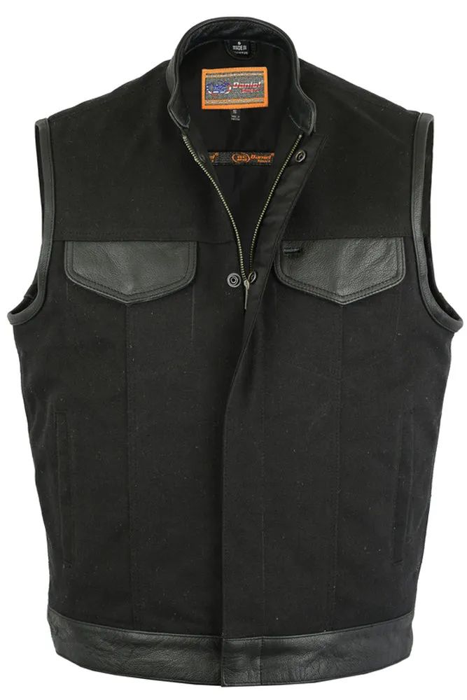 DS685 Men's Canvas & Leather Trim CCW Vest