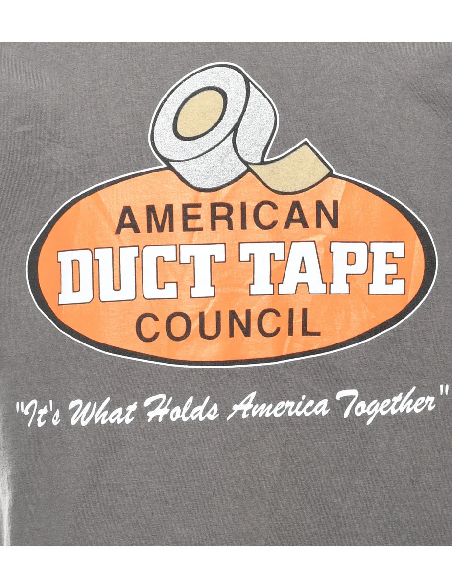 Duct Tape Printed T-shirt - M