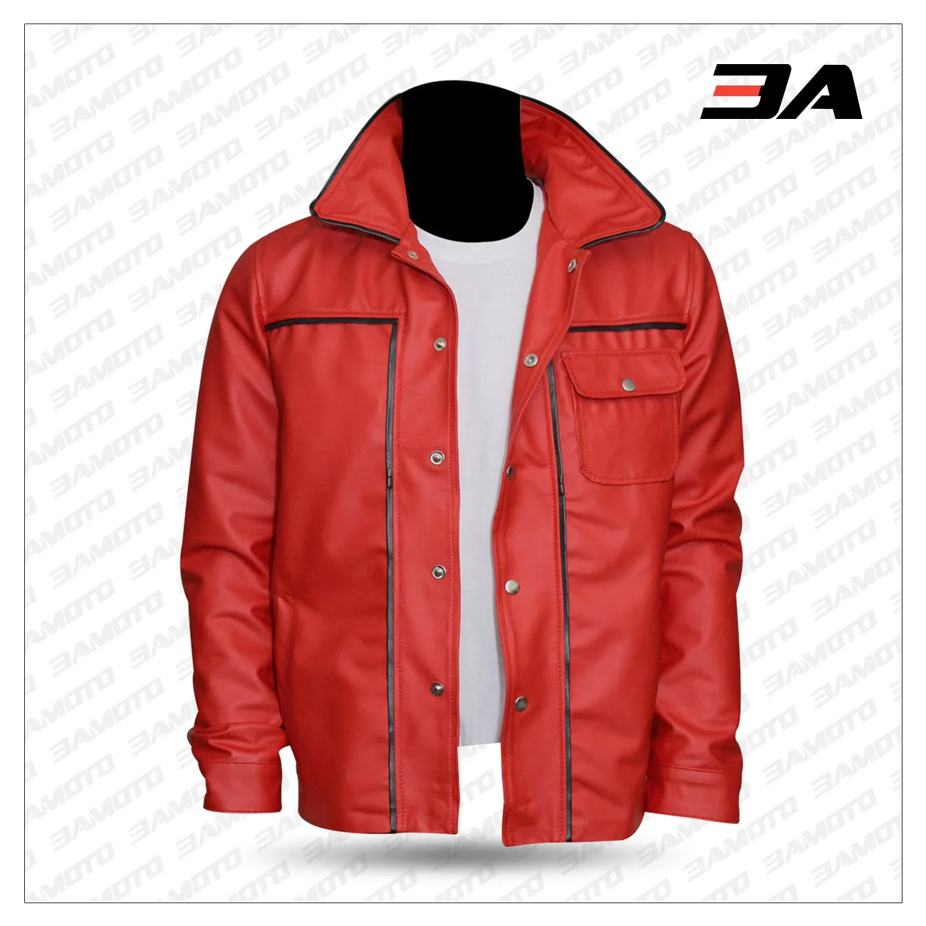 Elvis Presley Red Leather Jacket