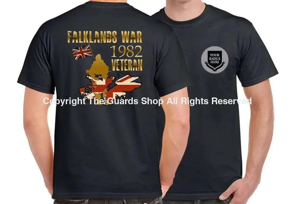 FALKLANDS WAR VETERAN Double Print T-Shirt