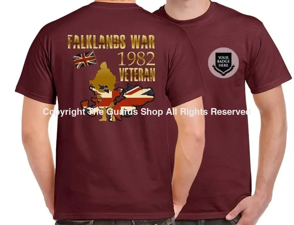 FALKLANDS WAR VETERAN Double Print T-Shirt