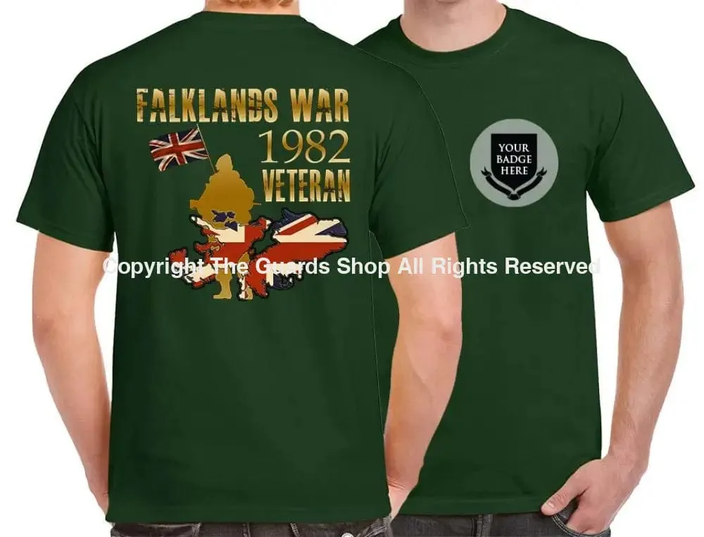 FALKLANDS WAR VETERAN Double Print T-Shirt