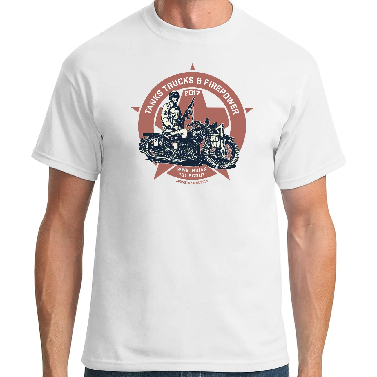 FIREPOWER SHOW WW2 INDIAN T-SHIRT