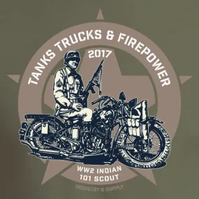 FIREPOWER SHOW WW2 INDIAN T-SHIRT