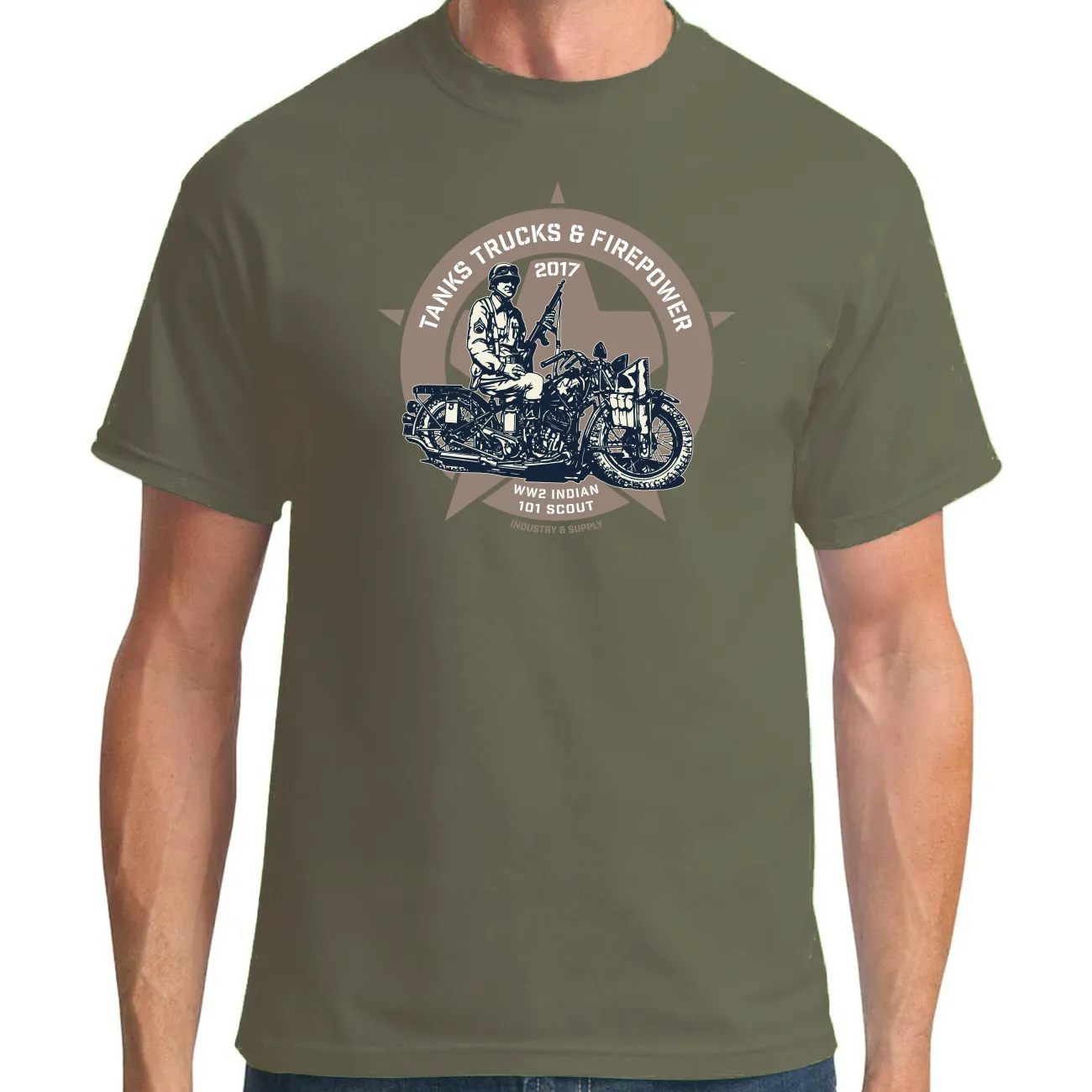 FIREPOWER SHOW WW2 INDIAN T-SHIRT