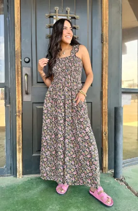 Floral in Love Smocked Jumpsuit