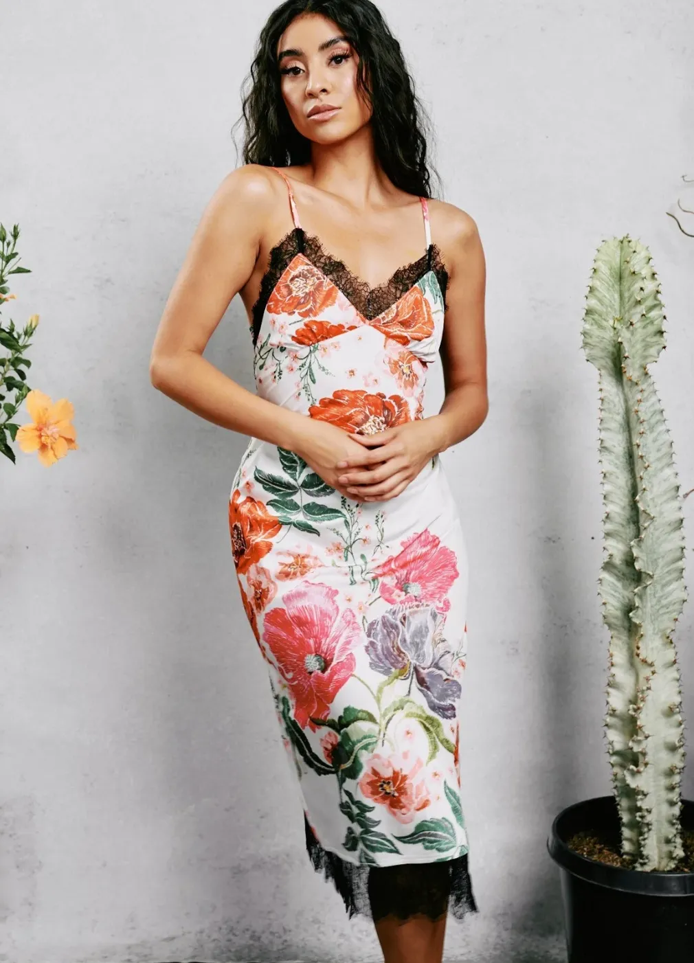 Floral Midi Slip