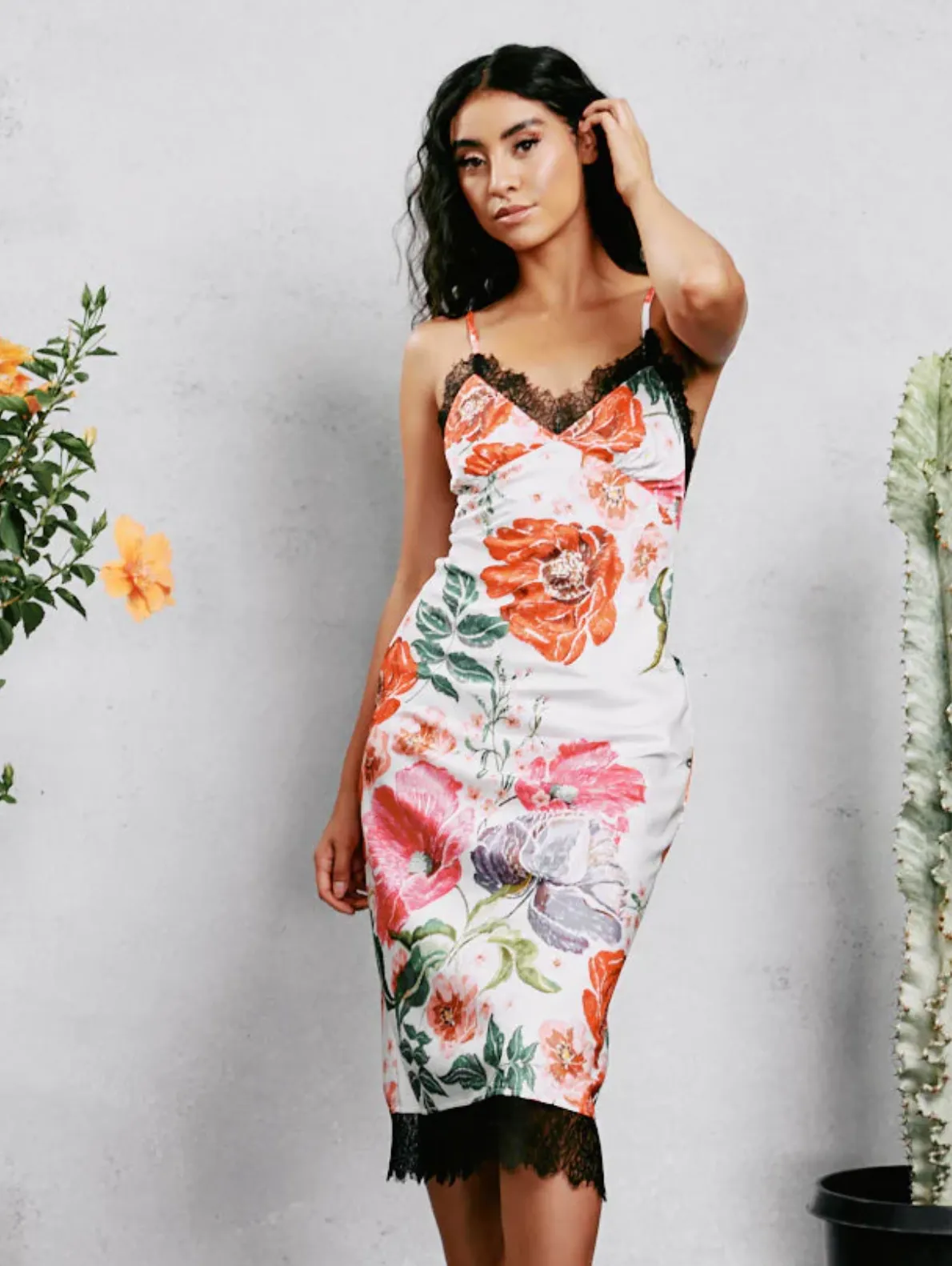 Floral Midi Slip