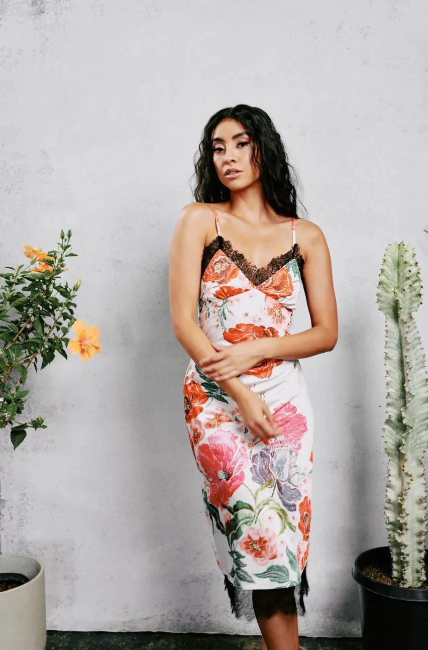 Floral Midi Slip