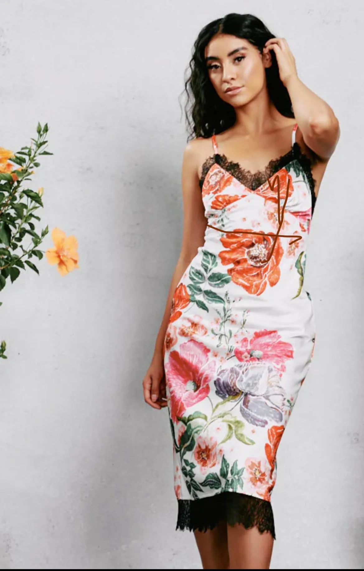 Floral Midi Slip