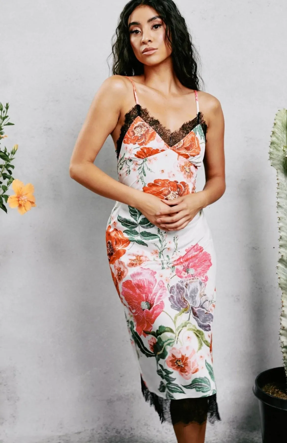 Floral Midi Slip