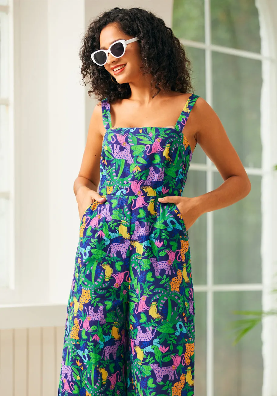 Funky Flare Jumpsuit