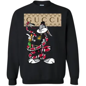 Gucci Rabbit Snake Gift Birthday T-shirt Crewneck Pullover Sweatshirt