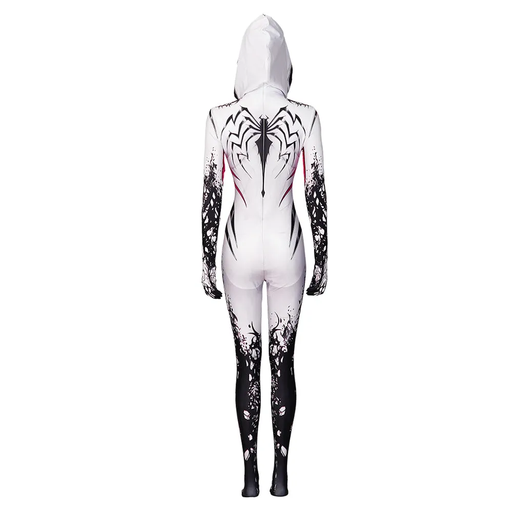 Gwen Stacy Anti-Venom Serum Cosplay Costume Jumpsuit Outfits Halloween Carnival Suit